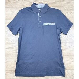 Barbour Navy Polo Shirt Small Classic Heritage Preppy Pocket Tee